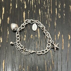 Silver Charm Bracelet for Mom